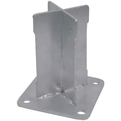 Basfix floor base per palo alupost da avvitare Nortene accessori arredo interno esterno giardino