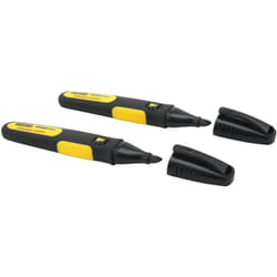 Stanley - fatmax 0-47-314 Pennarello Punta Smussata Colore Nero Blister 2 pz