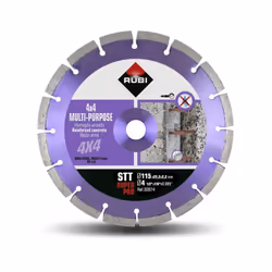 Il disco diamantato sst rubi è un disco specialmente indicato per il taglio a secco con smerigliatrice di qualsiasi tipo di m ...