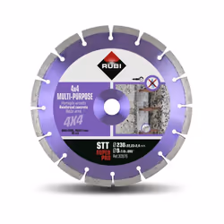 Il disco diamantato sst rubi è un disco specialmente indicato per il taglio a secco con smerigliatrice di qualsiasi tipo di m ...
