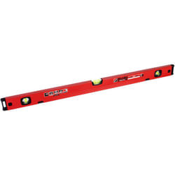 Level magnet Livelli in alluminio a terra da 80 cm con tre bolle di livello - Rubi