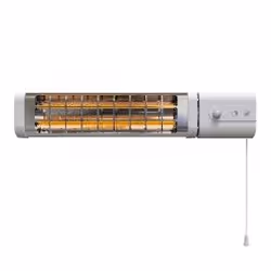 Soler & Palau INFRARED-155, Riscaldatore ambiente elettrico a infrarossi, Vetro di quarzo, 0 - 30°, IP24, Interno, Parete