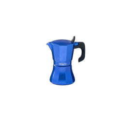 Caffettiera Petra Blue in alluminio da 9 tazze
