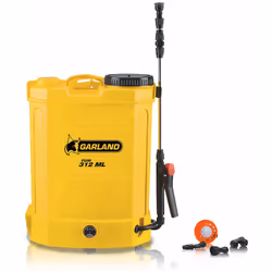 fumigatore a batteria 312ml. 50a-0024 garland. irroratore a batteria con motore da 12,6 v e batteria al litio da 8 ah. volume ...