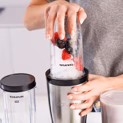 Taurus SHAKE & GO MIX 0,5 L Frullatore da tavolo 1000 W Acciaio inox, Nero - Vista aggiuntiva 4