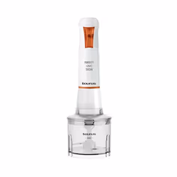 Taurus Robot Unic 500 Plus Inox Frullatore ad immersione 500 W Arancione, Bianco