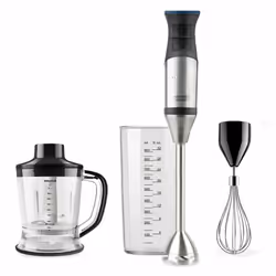 Taurus Bapi 1500 Premium XL Plus, Frullatore ad immersione, Tritaghiaccio, 1500 W, Nero, Acciaio inox