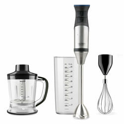 Taurus Bapi 1500 Premium XL Plus Frullatore ad immersione 1500 W Nero, Acciaio inox