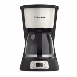 Taurus Vintage Digital Cream, Macchina da caffè con filtro, 1,5 L, Caffè macinato, 1000 W, Nero, Crema