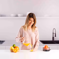 Taurus CITRUS COMPACT Spremiagrumi manuale 30 W Nero, Arancione, Trasparente - Vista aggiuntiva 6
