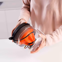 Taurus CITRUS COMPACT Spremiagrumi manuale 30 W Nero, Arancione, Trasparente - Vista aggiuntiva 7