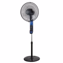 Taurus FA008, Ventilatore domestico con pale, Nero, Blu, Pavimento, 40 cm, 7,5 h, LED