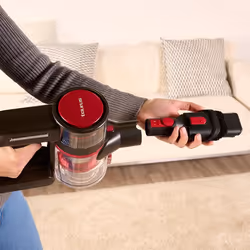 Taurus Crossback Glow Aspirapolvere a bastone 2 in 1 Batteria Secco HEPA Senza sacchetto 150 W Rosso - Vista aggiuntiva 7