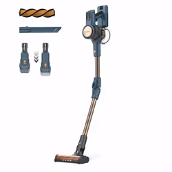 Taurus Homeland Digital Flex, Aspirapolvere a bastone 2 in 1, Senza sacchetto, Nero, Blu, Oro, 0,5 L, Rettangolare, Gomma