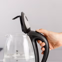 Taurus AROA GLASS bollitore elettrico 1,7 L 2200 W Trasparente, Acciaio inox, Nero - Vista aggiuntiva 6