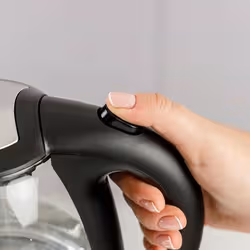 Taurus AROA GLASS bollitore elettrico 1,7 L 2200 W Trasparente, Acciaio inox, Nero - Vista aggiuntiva 7