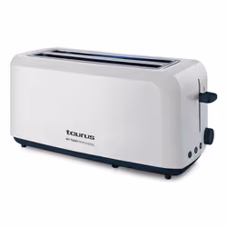 Taurus 8414234606730, 2 fetta/e, Nero, Bianco, Pulsanti, Manopola, 1450 W