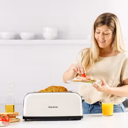 Taurus Vintage Cream 7 2 fetta/e 1500 W Crema, Acciaio inox, Grigio - Vista aggiuntiva 5