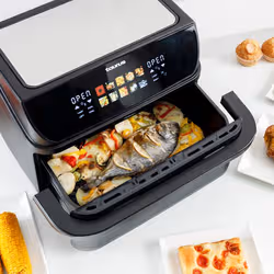 Taurus GRILL 360 XL Singolo 10 L 2800 W Friggitrice ad aria calda Nero - Vista aggiuntiva 8