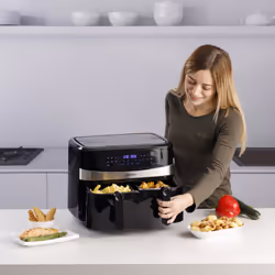 Taurus Air Fry Digital Duo Doppia 9 L 2200 W Friggitrice ad aria calda Nero - Vista aggiuntiva 8