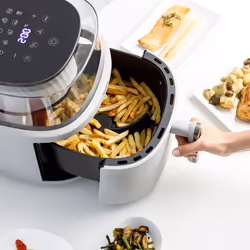Taurus Aero Crisp Spin Singolo 6 L Indipendente 1550 W Friggitrice ad aria calda Bianco - Vista aggiuntiva 7
