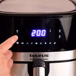 Taurus Air Fry Digital 7S Wall Singolo 6,5 L Indipendente 1600 W Friggitrice ad aria calda Nero, Acciaio inox - Vista aggiuntiva 5