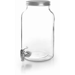 Lacor - 61951 - Caraffa erogatrice in cristallo - Buffet - Rubinetto integrato - Perfetto per acqua, limonata, caffè freddo, tè - Lavastoviglie