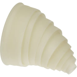 Lacor - Stampini per Biscotti Rotondi scanalati in Nylon, Bianco Sporco, Taglia Unica