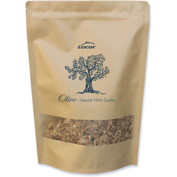 69555 - Affumicatore per alimenti, segatura per affumicare, legno di olivo, 100% naturale, sapore olivo: dona un sapore morbido e aromatico, 600 g