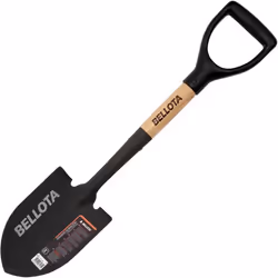 Bellota 5526, Paletta da spiaggia, Acciaio, Nero, Legno, A forma di D, Monocromatico, 930 g
