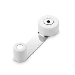 Inofix 2058 fermaporta salva dita Bianco Metallo