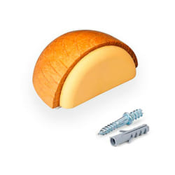 Fermo adesivo con viti rovere (blister) Inofix