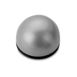 Fermaporta adesivo flessibile grigio metallizzato (blister da 2 unità) Inofix
