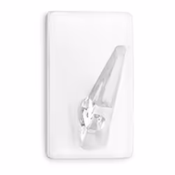 Patere adesivo trasparente (blister 4 unisce) inofix. . . . Materiale : PVC Indice di protezione IP : IP20 Altezza : 18 mm Ce ...