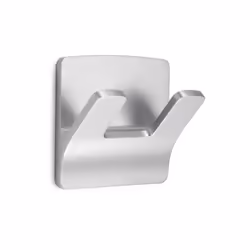 INOFIX Appendiabito Adesivo Double Branch Cromo opaco2192-7 Appendiabiti doppio Tape con adesivo resistente all'acquaAdesivo ...