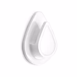 INOFIX Appendiabito Adesivo Raindrop Bianco2193-2 Appendiabiti Tape con adesivo resistente all'acquaAdesivo resistente all'um ...