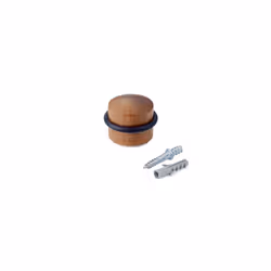 Il fermaporta rotondo in legno sapelly Inofix 3045-0 con vite è la soluzione perfetta per proteggere porte e pareti da urti e ...