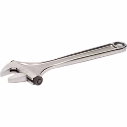 irimo 001051 chiave regolabile cromata a zigrinatura laterale da 12". adatta per applicazioni pesanti. movimento fluido e reg ...