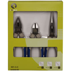 Irimo - Set di 3 pinze (universale 180 mm, da taglio 160 mm, mezzotonda 200 mm) 601-3-c