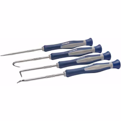 Set di 4 ganci irimo 722-4-1. utilizzati per l'installazione o la rimozione di molle e o-ring, per la pulizia di scanalature, ...