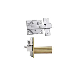catenaccio cs88sc m50. finitura cromo satinato. cilindro da 50 mm. con 5 chiavi di sicurezza. ifam