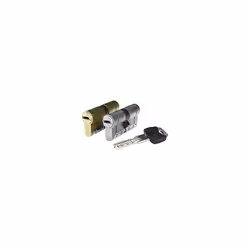 Cilindro iridium m irm3535l. ottone 70mm (35+35mm) camma lunga 15mm. con 5 chiavi di sicurezza. cilindro a profilo europeo, d ...