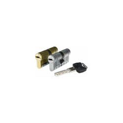 Ifam - Cilindro Iridium m IRM3040N Nichel 70mm (30+40mm) Camma Lunga 15mm con 5 Chiavi di Sicurezza