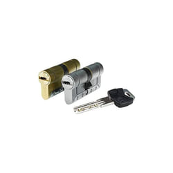 Ifam - Cilindro iridium m irm3030ld ottone 60mm (30+30mm) camma lunga 15mm con 5 chiavi di sicurezza.