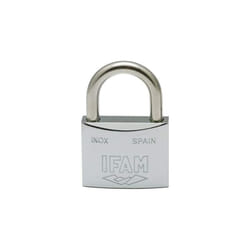 Ifam - Lucchetto in acciaio inox 40. 40 mm. con 2 chiavi. arco normale.