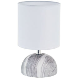 Lampada da tavolo versa ceramica nera 14 x 23,5 x 14 cm