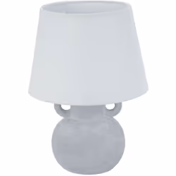 Se volete dare un tocco di originalità alla vostra casa, lo farete con la lampada da tavolo Versa Grey Linen Ceramic 20 x 28  ...