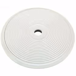 Coperchio skimmer Astralpool di colore bianco con circonferenza di 21,5 cm circa.