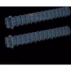 Brazo colector AstralPool de 225 mm con conexión roscada macho de 1". Calibre de ranura 0,3 mm. Fabricado en material resiste ...