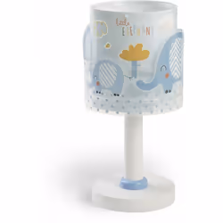 Lampada da Comodico collezione Elefantini blu, realizzata con doppio paralume in polipropilene, ? perfetta per dare un'aria o ...